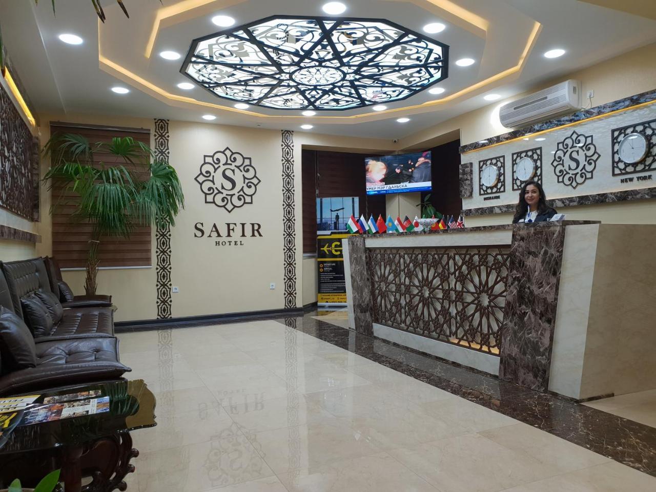 Safir Business Hotel O دوشانبي المظهر الخارجي الصورة